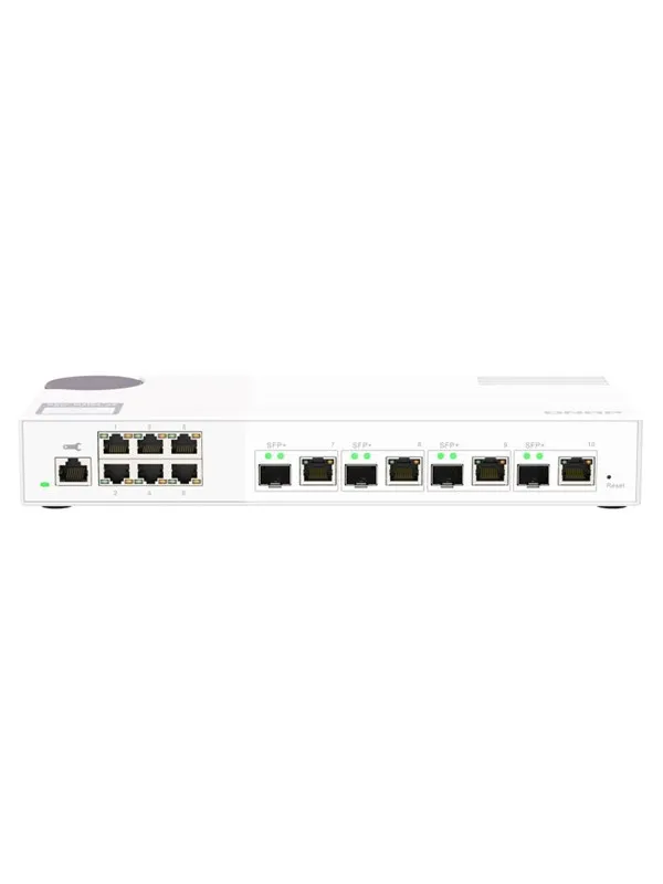 QNAP QSW-M2106-4C 10GbE and 2.5GbE Layer 2 Web Managed Switch for SMB Network Deployment
