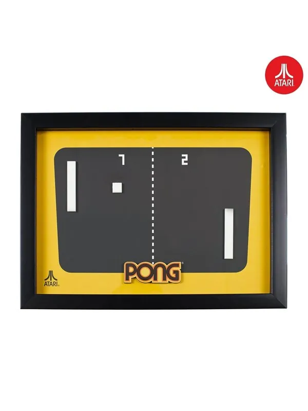 Thumbs Up! - Official Atari 3D Wall Art - Pong Collection - Bilde