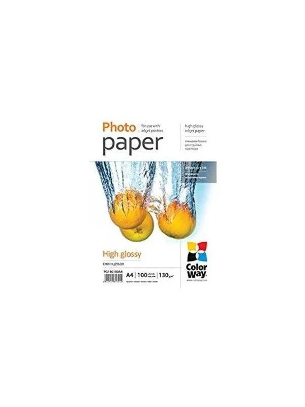 ColorWay - photo paper - high-glossy - 50 sheet(s) - 100 x 150 mm - 180 g/m²