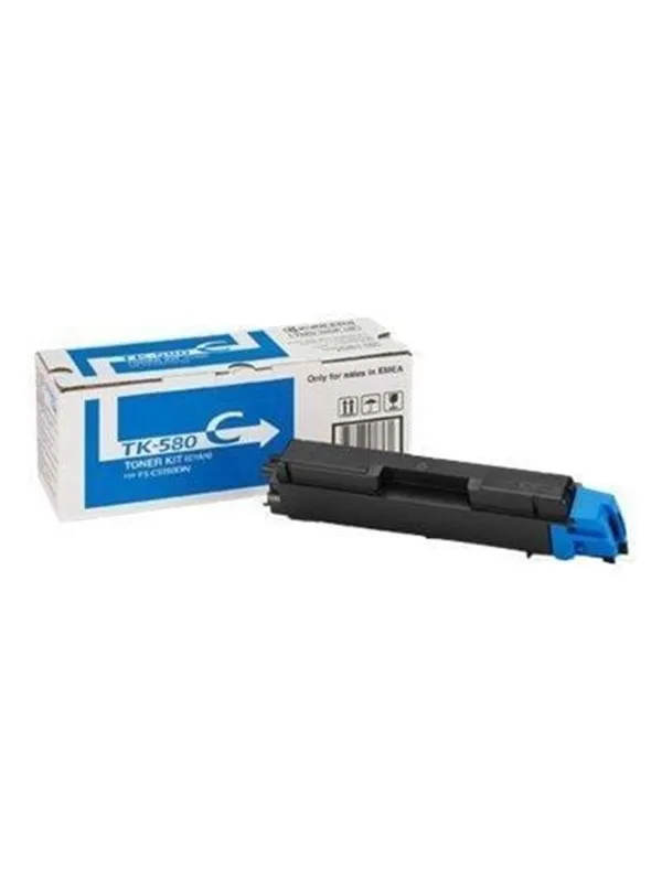 Kyocera TK 580C - Laser toner Cyan