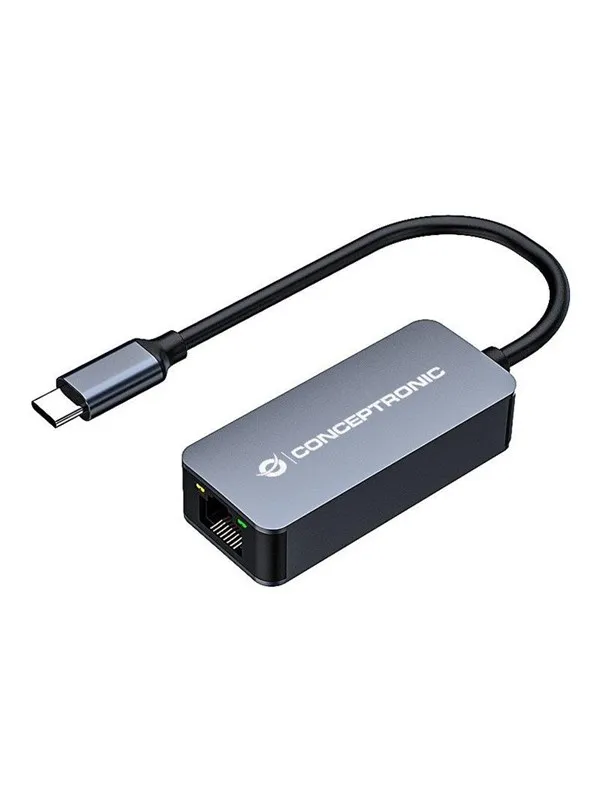 Conceptronic ABBY12GC USB-C to 2.5GbE Network Adapter USB 3.2 Gen 1 Wake-on-LAN