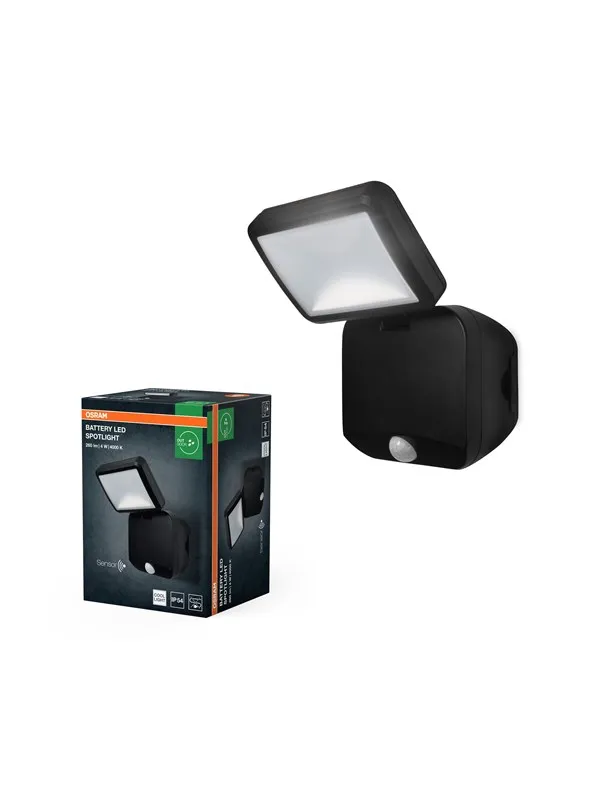 Osram Battery LED Spot Single 260lm 4W/840 127mm black
