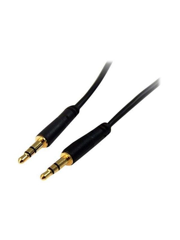 StarTech.com Slim 3.5mm Stereo Audio Cable - ljudkabel - digitalt ljud