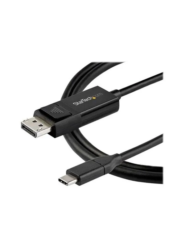 StarTech.com 3.3 ft. (1 m) USB C to DisplayPort 1.4 Cable - Bidirectional - USB / DisplayPort cable - 1 m