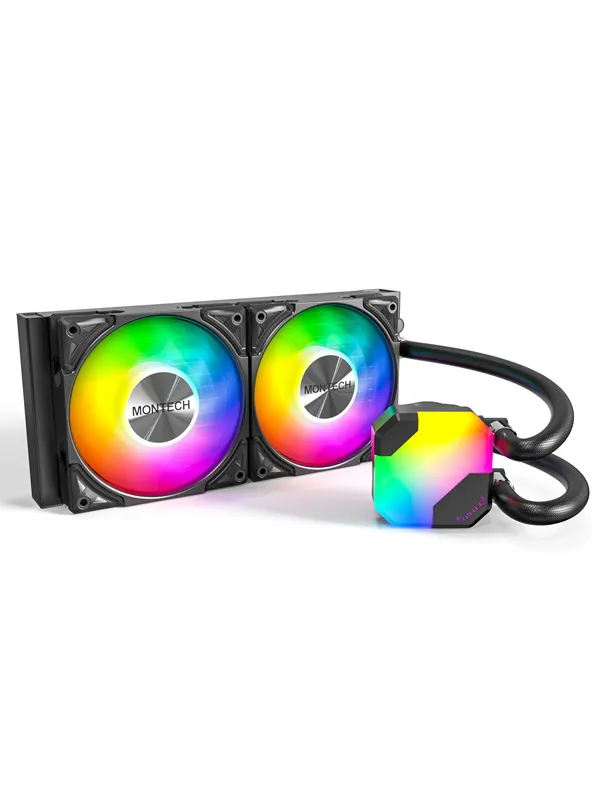 Montech Hyper Flow ARGB 240 - Black - CPU Vannkjøling - Max 29 dBA