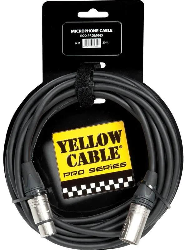 Yellow Cable PROM06X - Neutrik XLR/XLR 6 m.