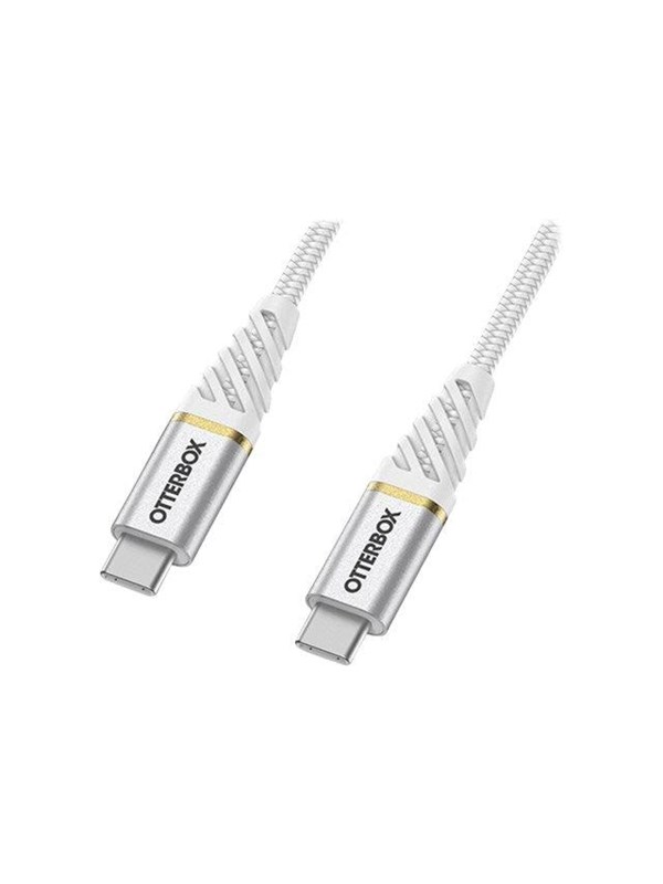 OtterBox Premium Cable USB C-C 2M USB-PD White