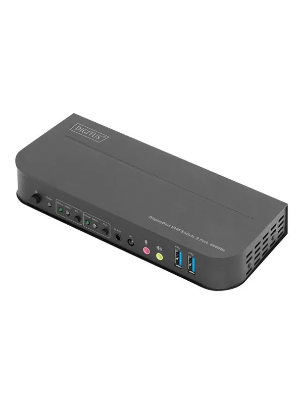 DIGITUS DS-12850 - KVM / audio / USB switch - 2 ports