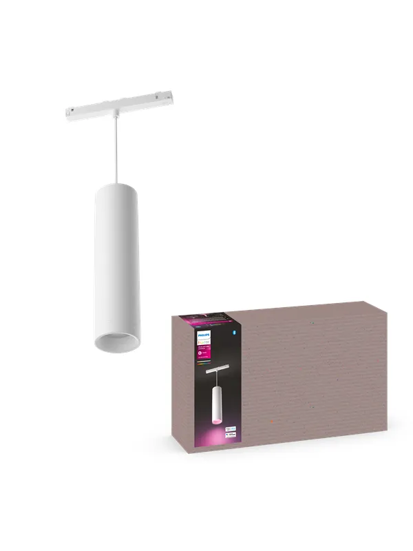 Philips Hue Perifo Ceiling Pendant Cylinder Lamp - White