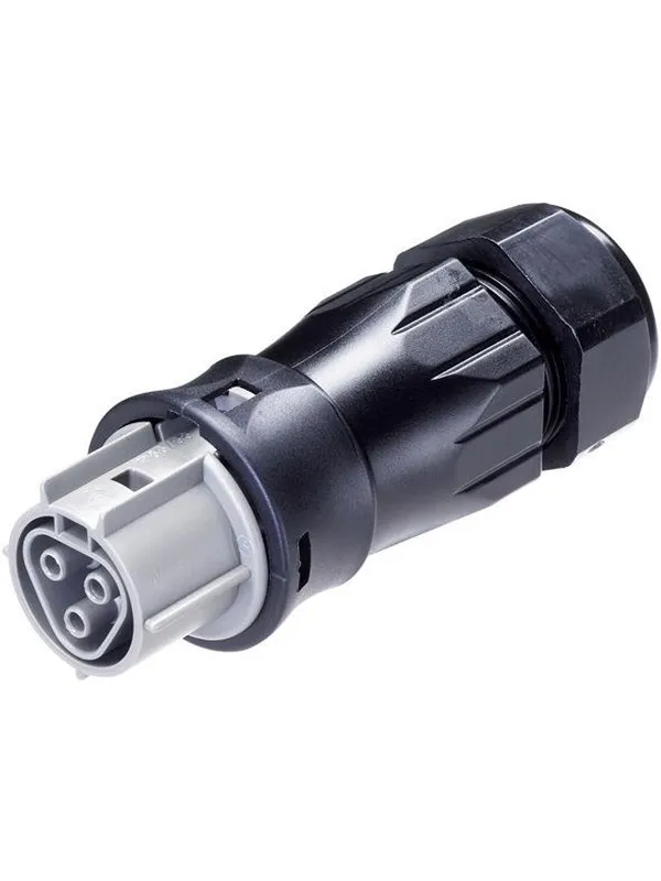 Wieland Rst25i3 plug female 3-pol 250v/32a 0.75-6mm2 ø=13-18mm grey