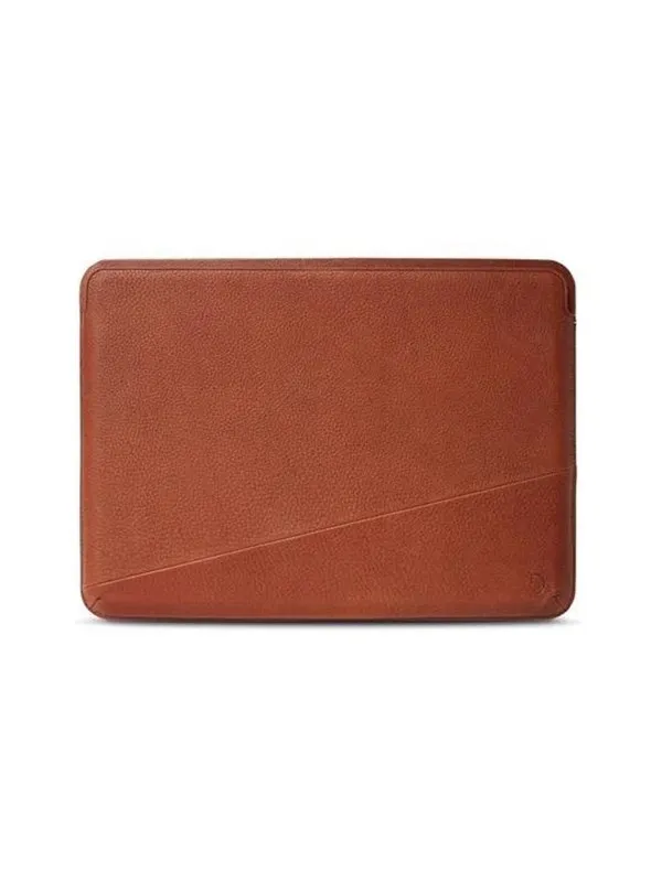Decoded Leather Frame Sleeve for Macbook 14 inch Chocolate Brown