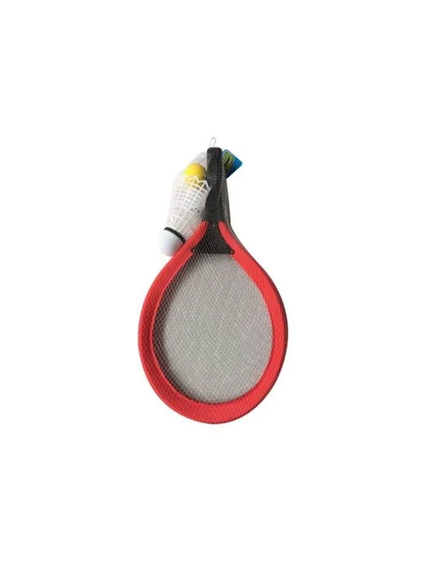 Soft Tennis 67 cm sæt m/bold & fjerbold +6 år