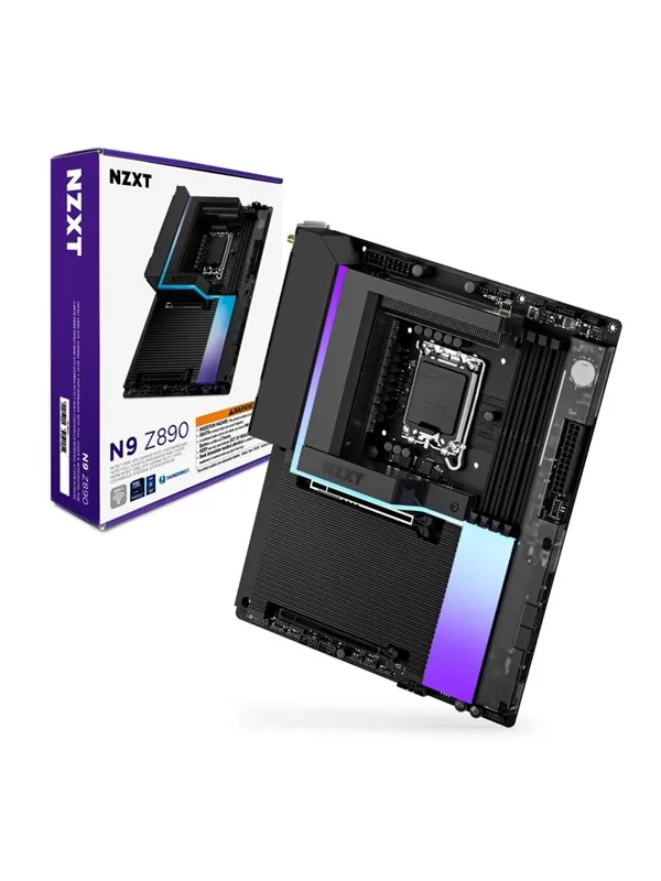 NZXT N9 Z890 Black Hovedkort - Intel Z890 - Intel LGA1851 socket - DDR5 RAM - ATX
