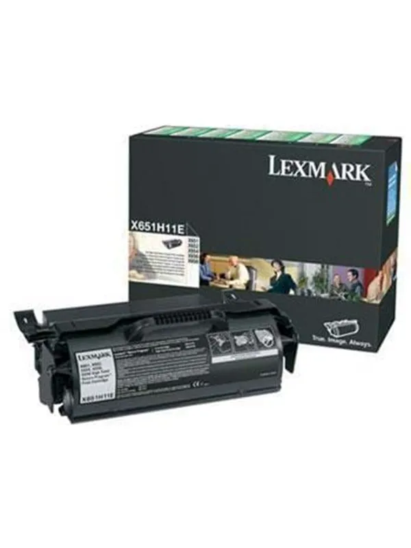 Lexmark X651H11E Toner Black - Laser toner Svart