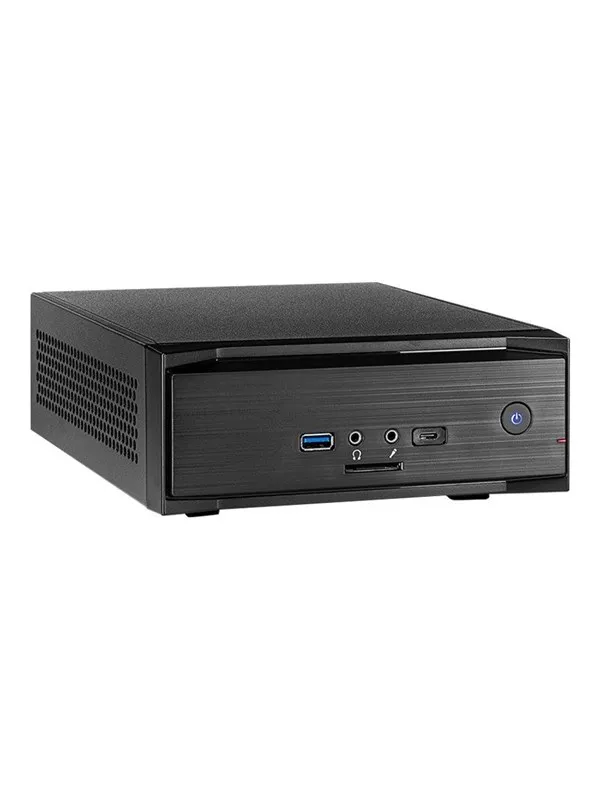 Inter-Tech MW-01 II - Kabinett - Desktop slimline - Svart