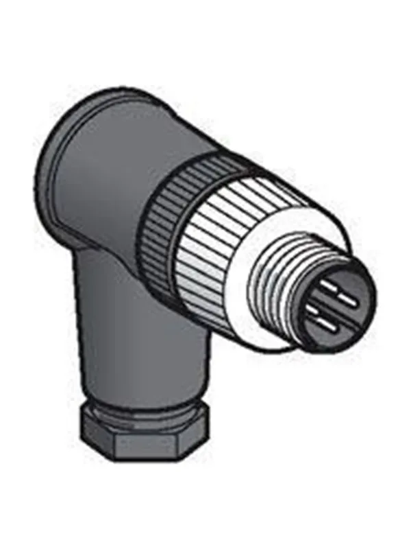TELEMECANIQUE SENSORS Plug m12 angle connect. 4 pins