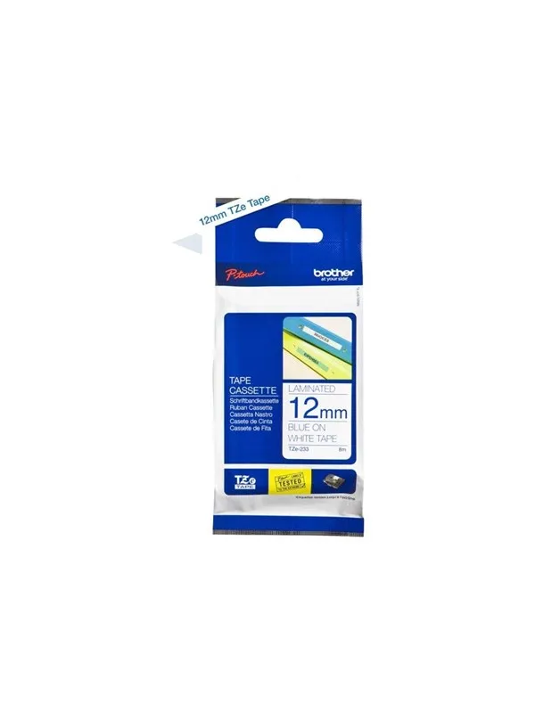 Brother Tape brother 12 mm blue/white