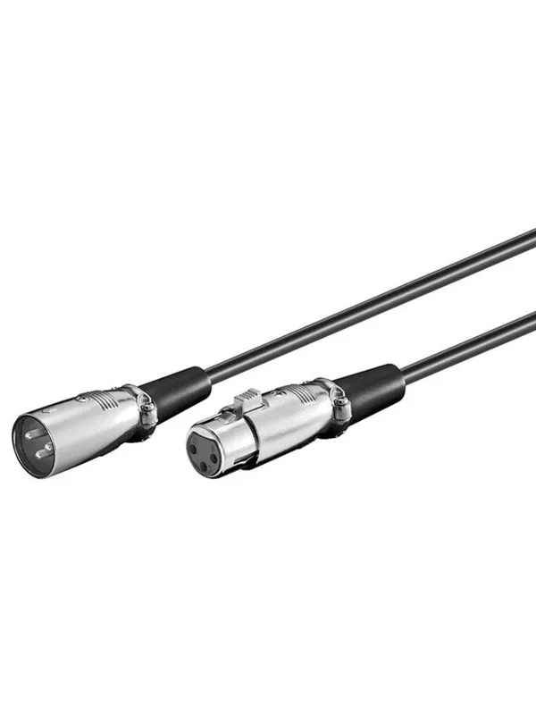 Pro XLR 3pins Cable - Black - 2m