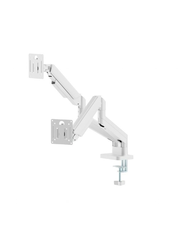 Gembird Desk mounted adjustable double monitor arm 17"-32"
