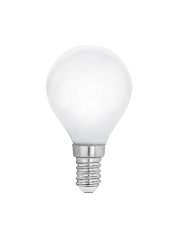 EGLO LED-lyspære P45 Mini ball 4W/827 470 lumen matt E14