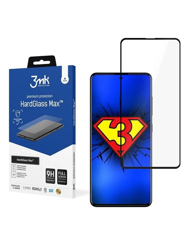 3mk 9H  HardGlass Max™ Glass for Samsung Galaxy A51 / A52 / A52 5G / A52s 5G