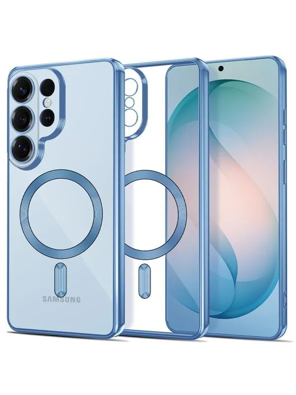 Tech-Protect  MagFlex Case for Samsung Galaxy S26 Ultra - Clear Blue