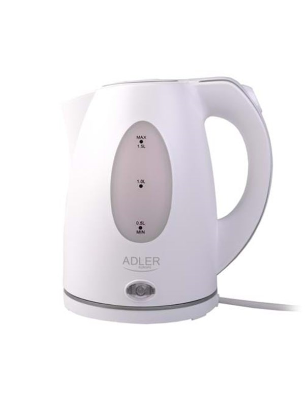 Adler Vannkoker Electric Kettle - Hvit - 2000 W