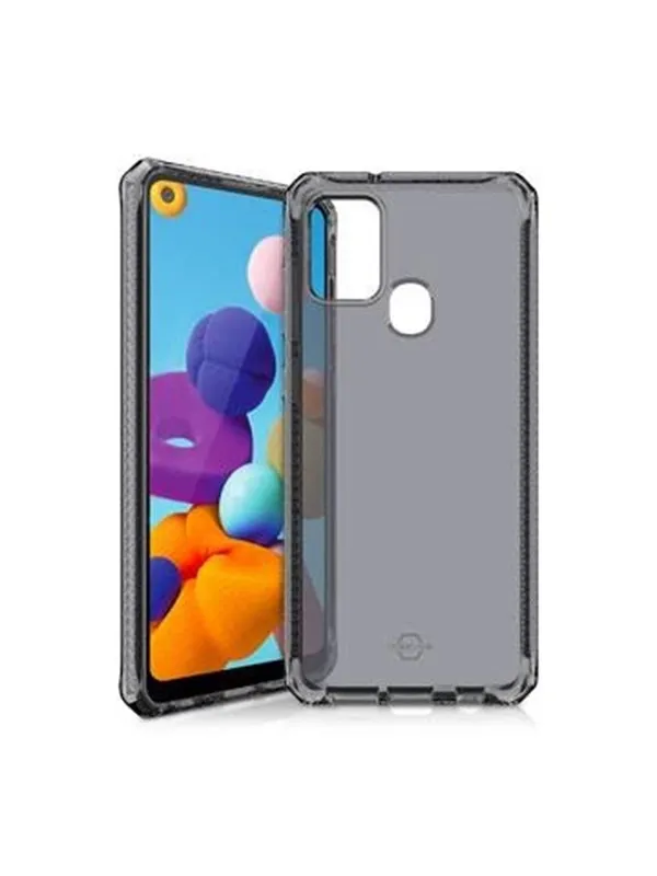 ITSKINS SPECTRUM CLEAR cover for Samsung Galaxy A21s®. Smoke