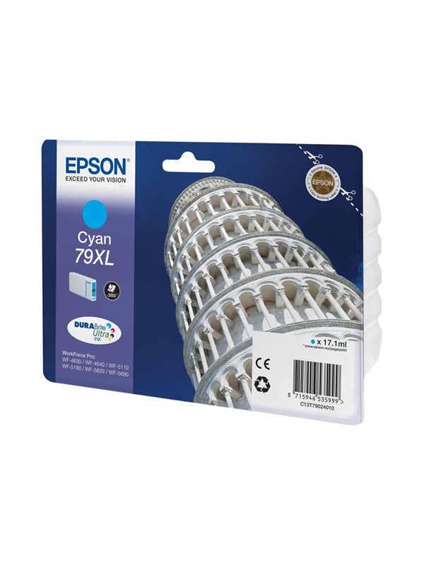 Epson 79XL - Cyan Ink (T7902) - Blekkpatron Cyan