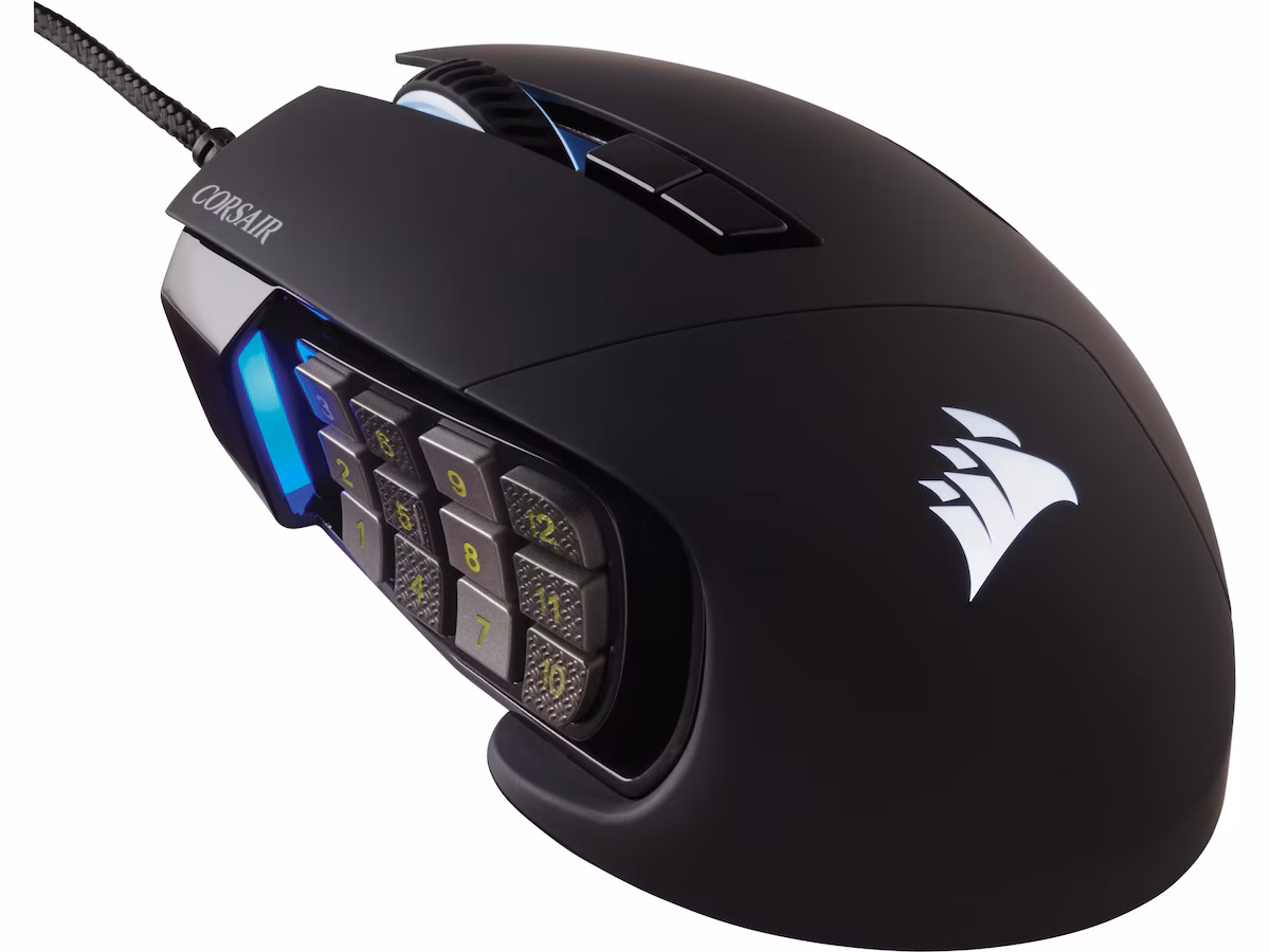 Corsair Gaming Scimitar Elite RGB Gamingmus (sort)