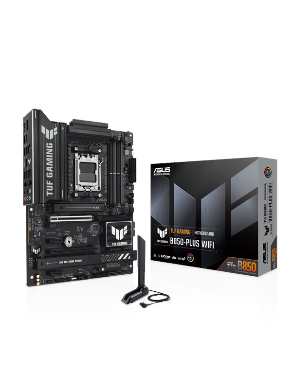 ASUS TUF GAMING B850-PLUS WIFI Hovedkort - AMD B850 - AMD AM5 socket - DDR5 RAM - ATX